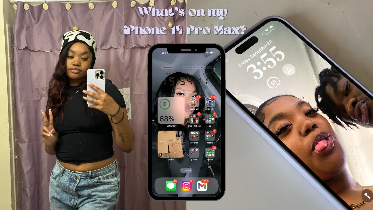 WHATS ON MY IPHONE 14 PRO MAX??  *IOS 16 + app recommendations*