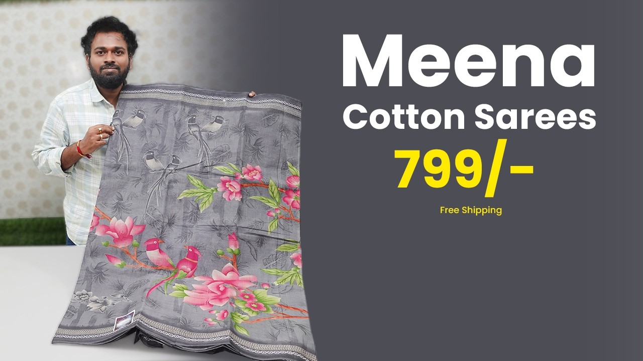 Meen Cotton Sarees | Summer Special Collections 799rs only | Mana Handloom Sarees