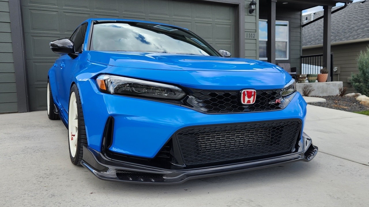 2023-2025 Honda Civic Type R Seibon MB-Style Carbon Fiber Front Lip Installation