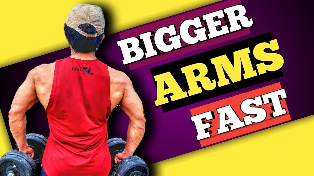HOW TO GET BIGGER ARMS IN 3 MINUTES !! 