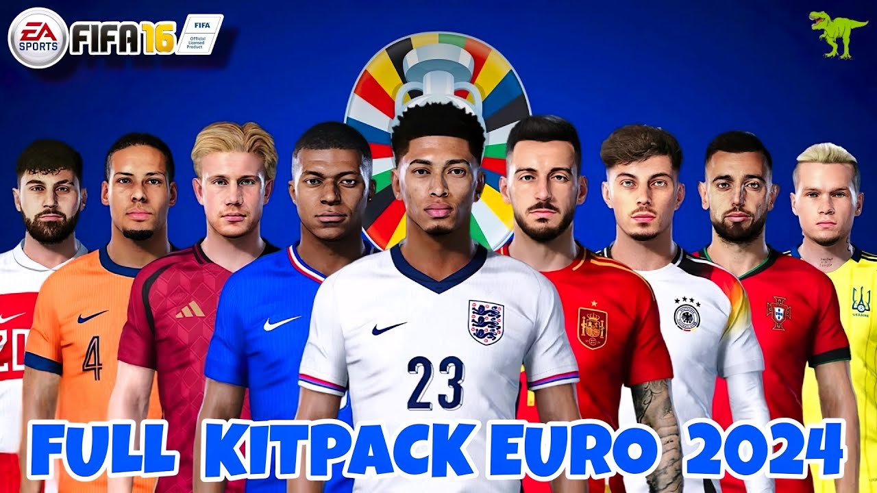 FULL KITPACK EURO 2024 CONVERTED FROM EAFC 24