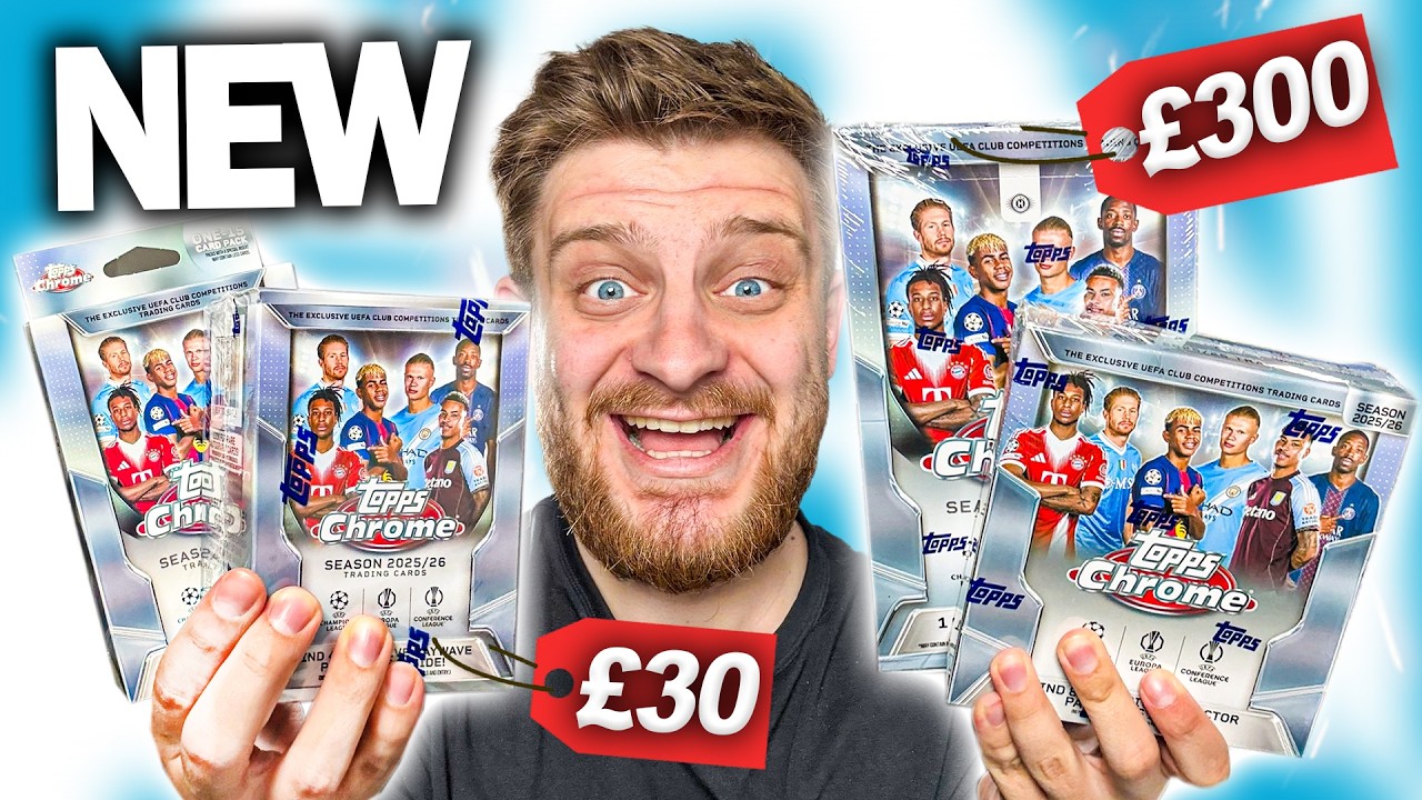Я открыл ВСЕ коробки Topps UCC Chrome 2025/26!