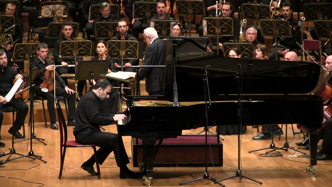 Prokofiev Concerto for Piano and Orchestra No. 2 by Mamikon Nakhapetov & TSO Conductor Revaz Takidze