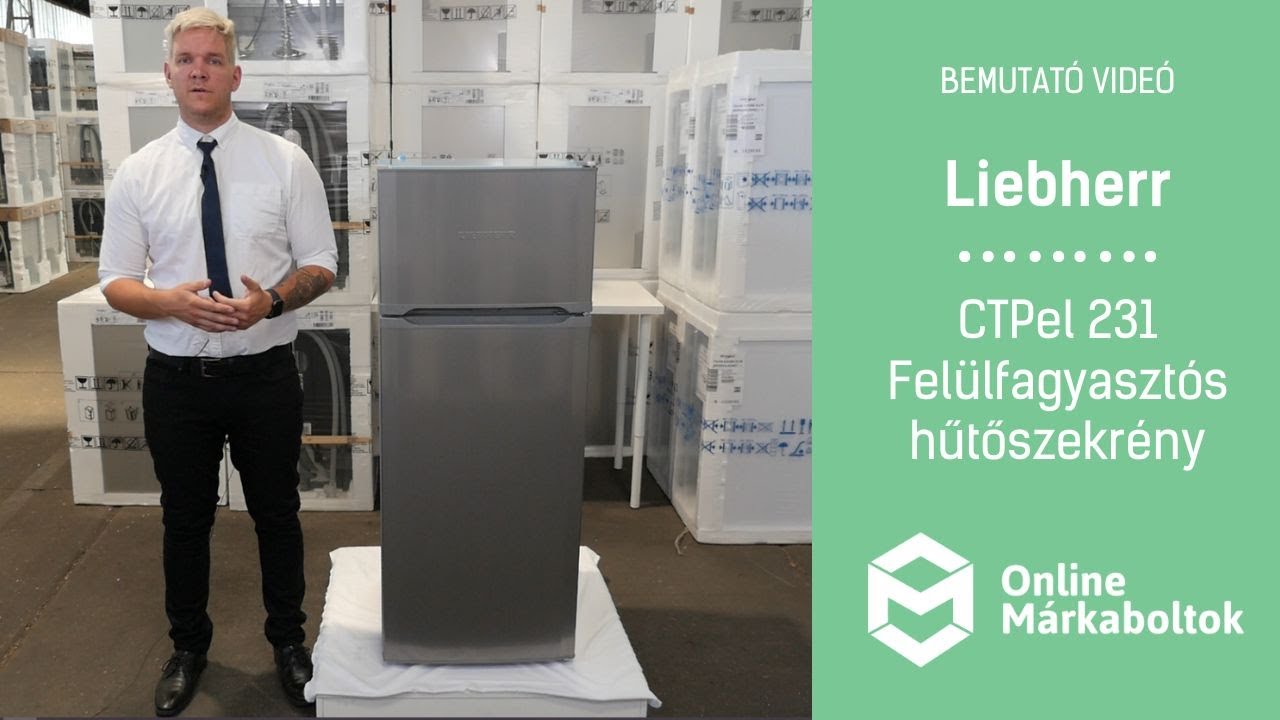 Liebherr CTPel 231 Felülfagyasztós hűtőszekrény bemutató videó