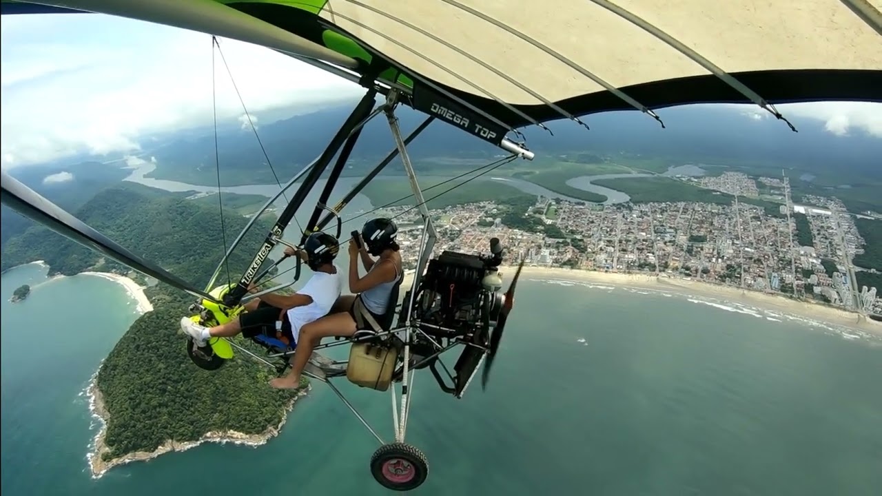 voo panorâmico em bertioga, pousada jorai