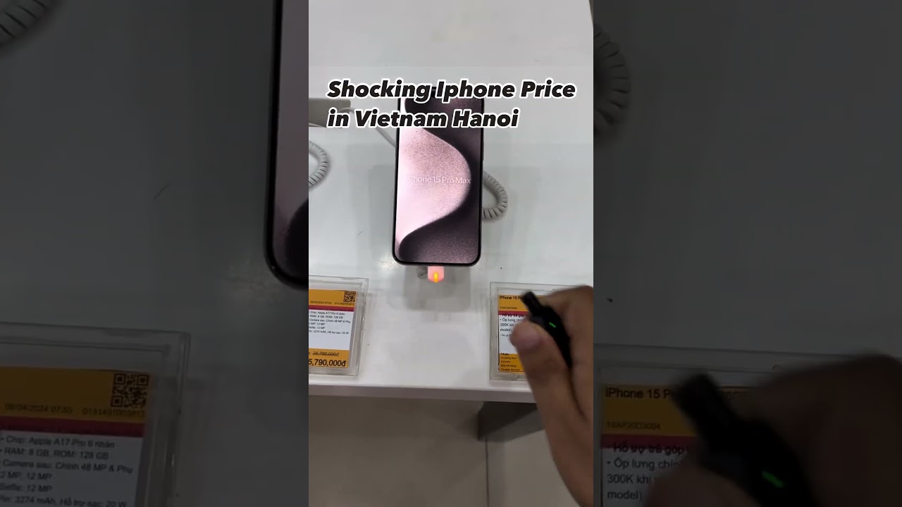 Iphone Price in Vietnam 🥵 #iphoneprice #vietnam