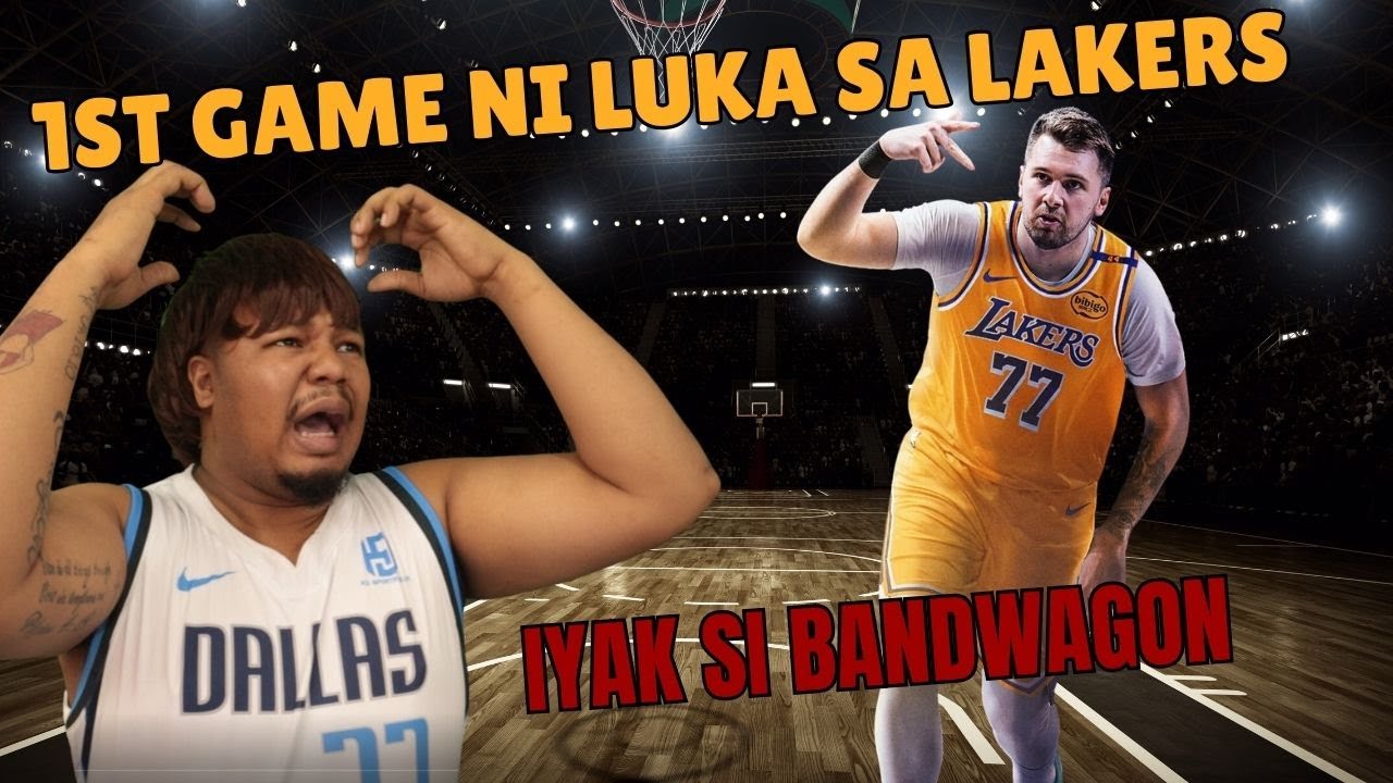 YUNG UNANG GAME NI LUKA SA LAKERS
