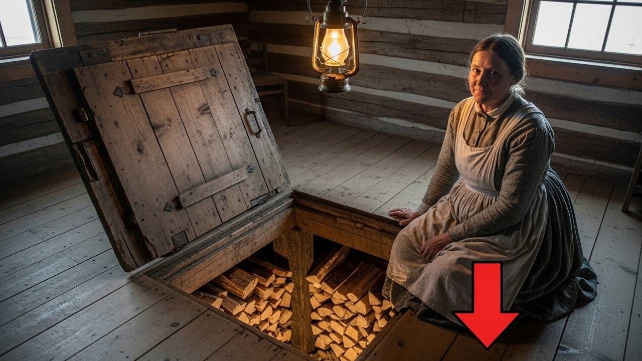 She Hid Her Cave Beneath Her Home — Until Her Firewood Stayed Dry All Winter
