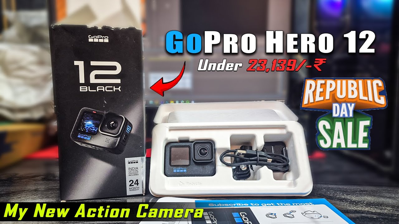 Unboxing - New GoPro Hero 12  |  Budget Action Camera for Motovlog | #2026