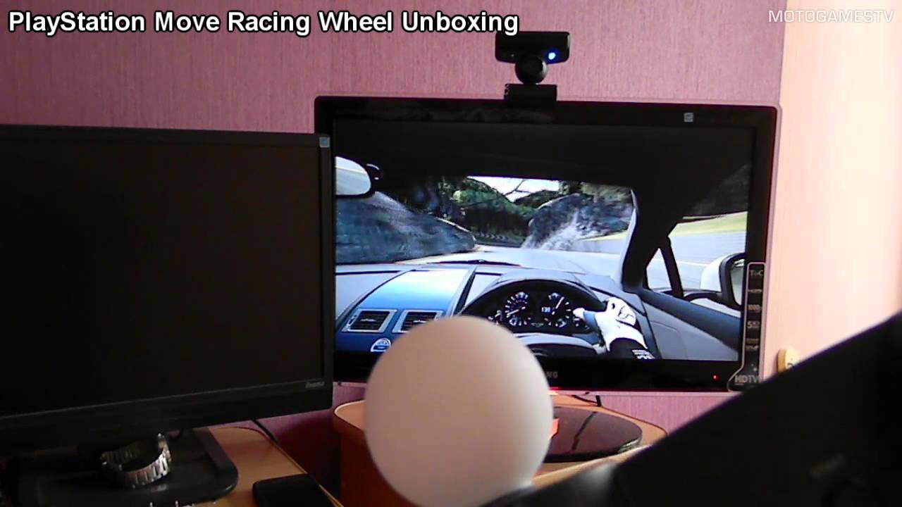 Gran Turismo 5 and PlayStation Move Racing Wheel