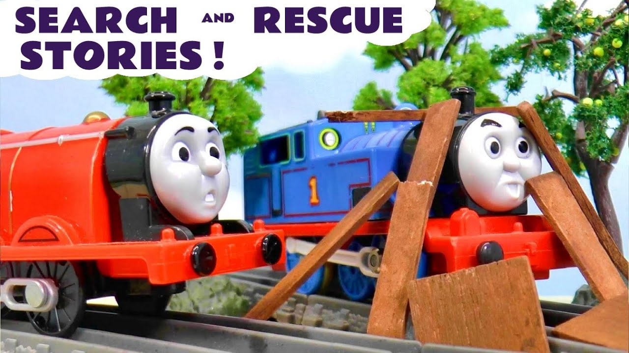 Search and Rescue Toy Train Stories with Thomas Trains