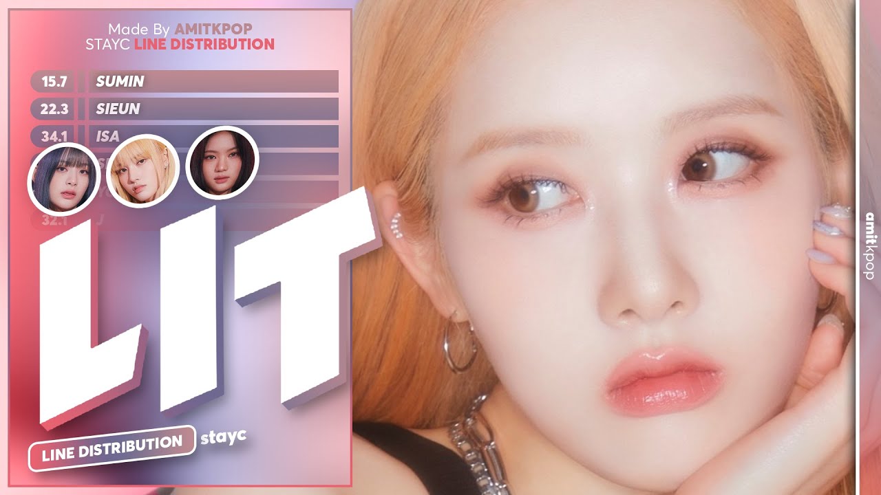 STAYC - LIT | Line Distribution