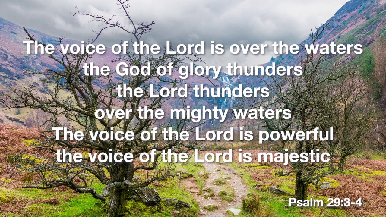 Bible Meditation on Psalm 29