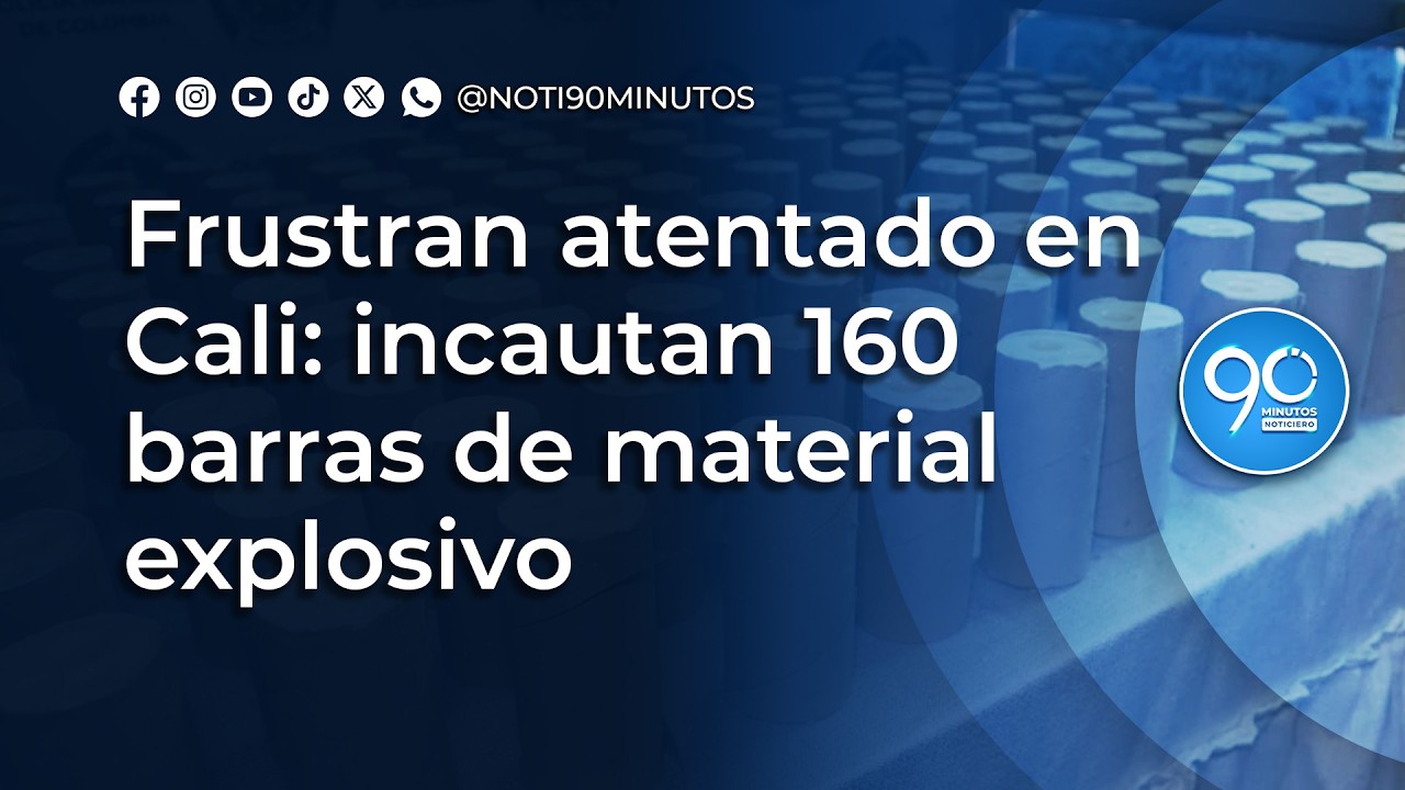 Frustran atentado en Cali: incautan 160 barras de pentolita