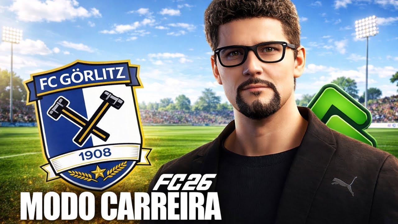 O PIOR CLUBE DO LESTE ALEMÃO NASCEU! 🔥Modo Carreira | FC Görlitz | EAFC 26 – EP. 01