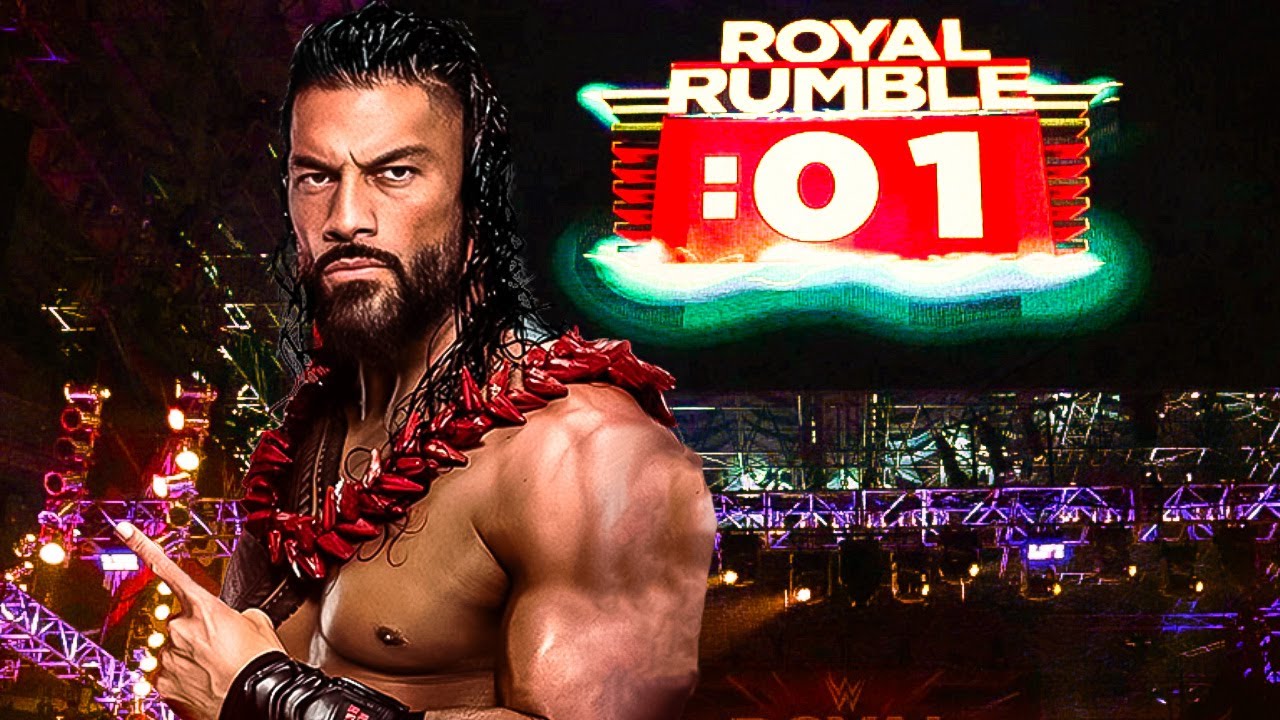 OTC Roman Reigns Entering Number 1 in The Royal Rumble WWE 2k24