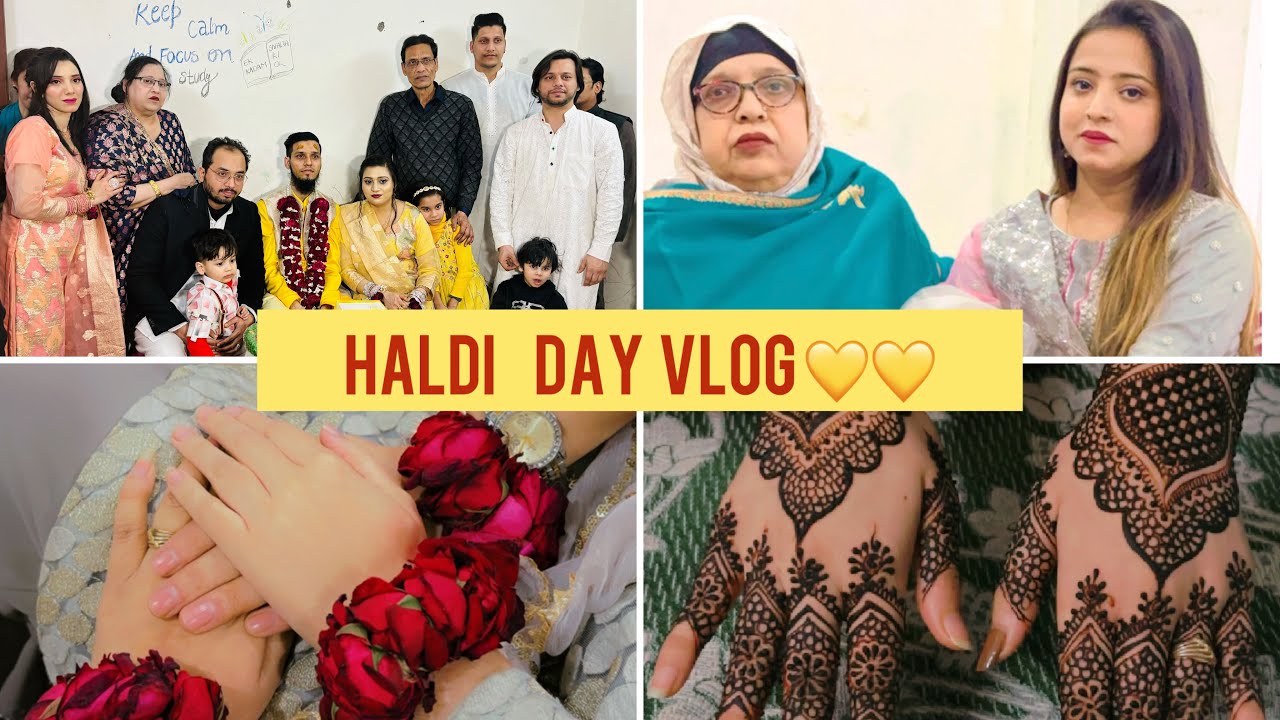 HALDI KI RASAM OR BARI KA SAMAN / COUSIN KI SHADI SERIES #viral #trending #yt  #viralvideo #wedding