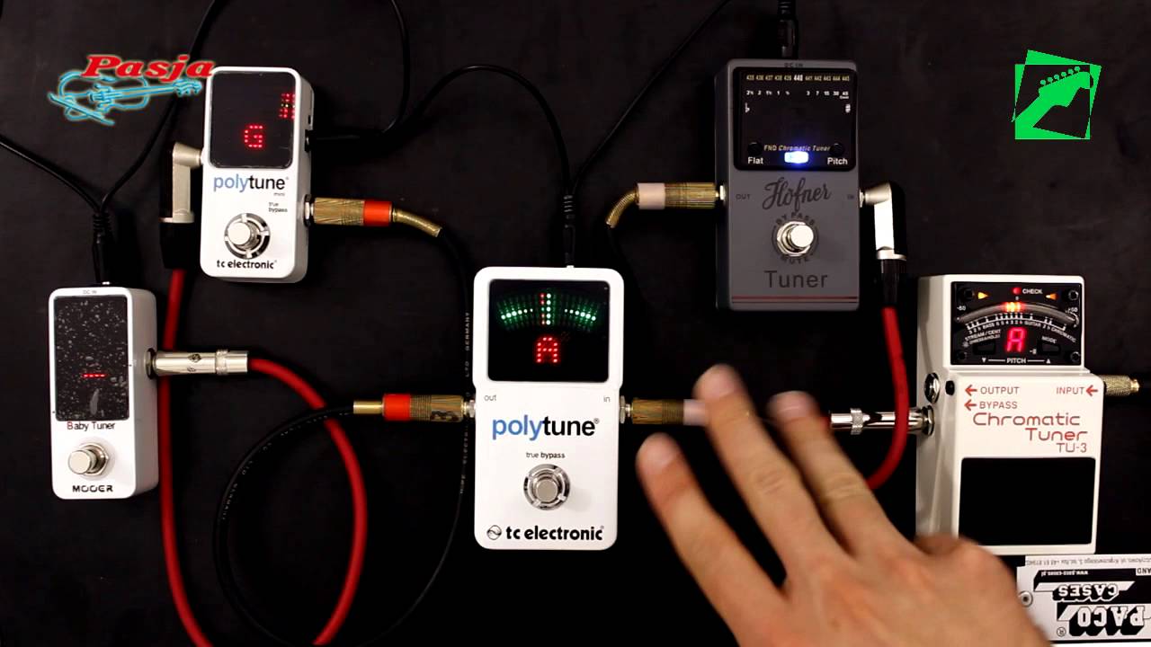 Stroiki gitarowe (Guitar Tuners) - multitest, porównianie (comparison)