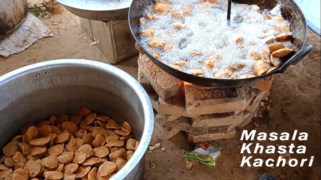 Соленые, пряные, хрустящие качори - рецепт халвай, рецепт качори масала на хинди для свадебной ве...