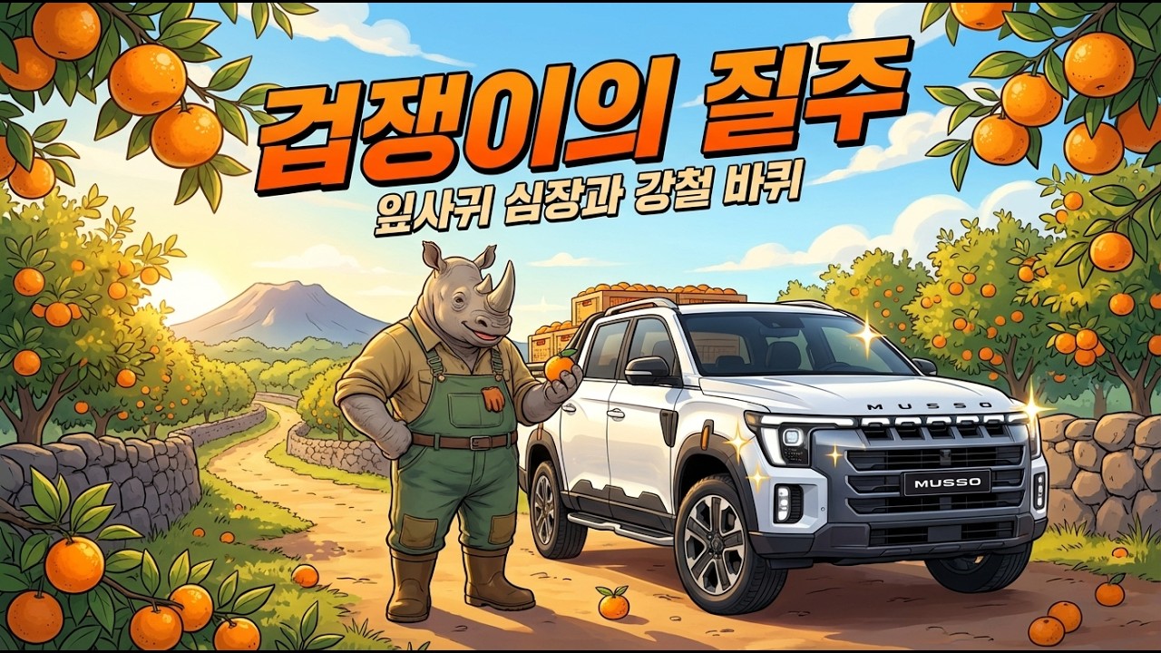 [AI 뮤지컬] 겁쟁이의 질주 - 잎사귀 심장과 강철 바퀴 | KGM 무쏘맨 AI AWARDS