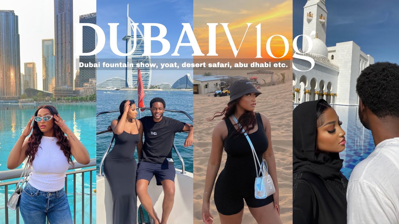VLOG DUBAI: MA PREMIÈRE FOIS À DUBAI | DÉSERT SAFARI, ABU DHABI, YOAT, RENCONTRE etc.