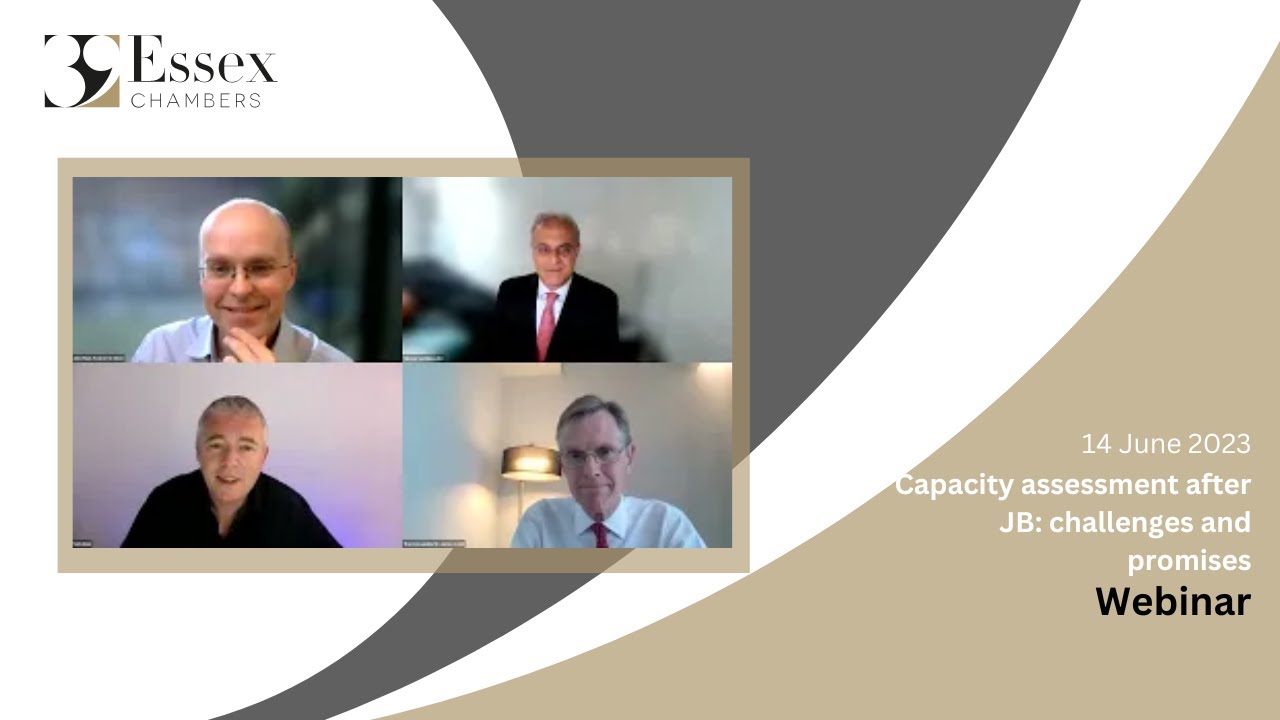 Capacity assessment after JB: challenges and promises | Webinar