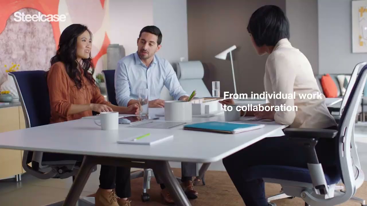 Steelcase Is Designed to Move With You, So You Can Work Better #OfficeDesign #Design #WorkBetter
