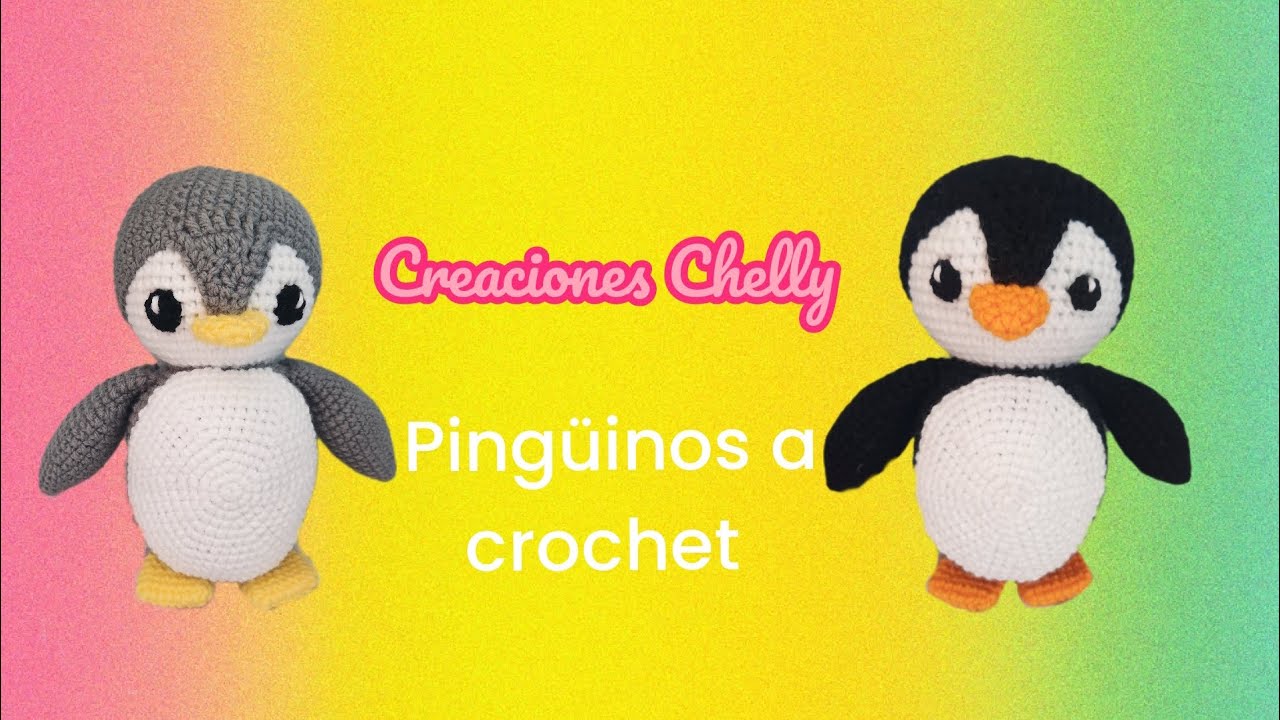 Pingüino a crochet 🐧🖤