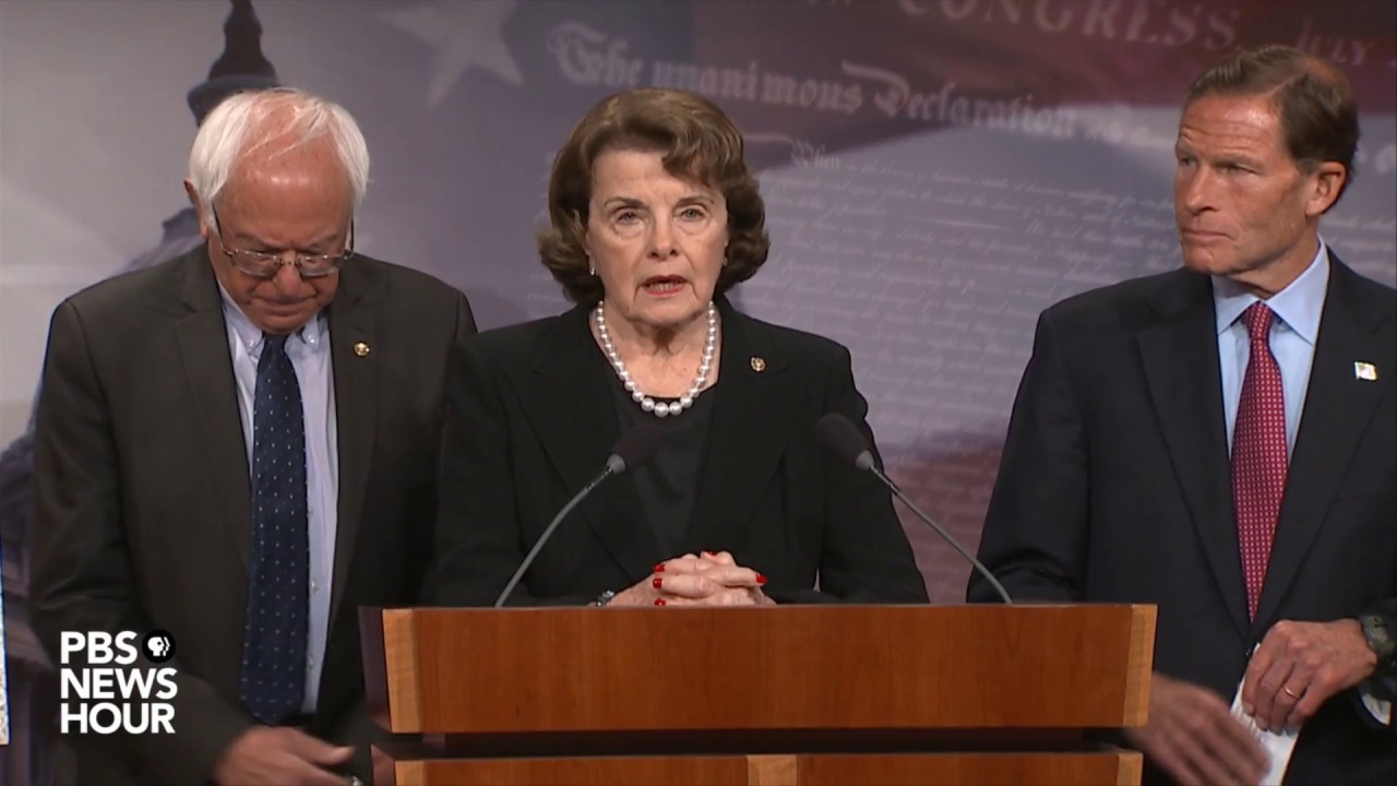 WATCH: Sens. Feinstein, Blumenthal, Sanders discuss gun control after Las Vegas shooting