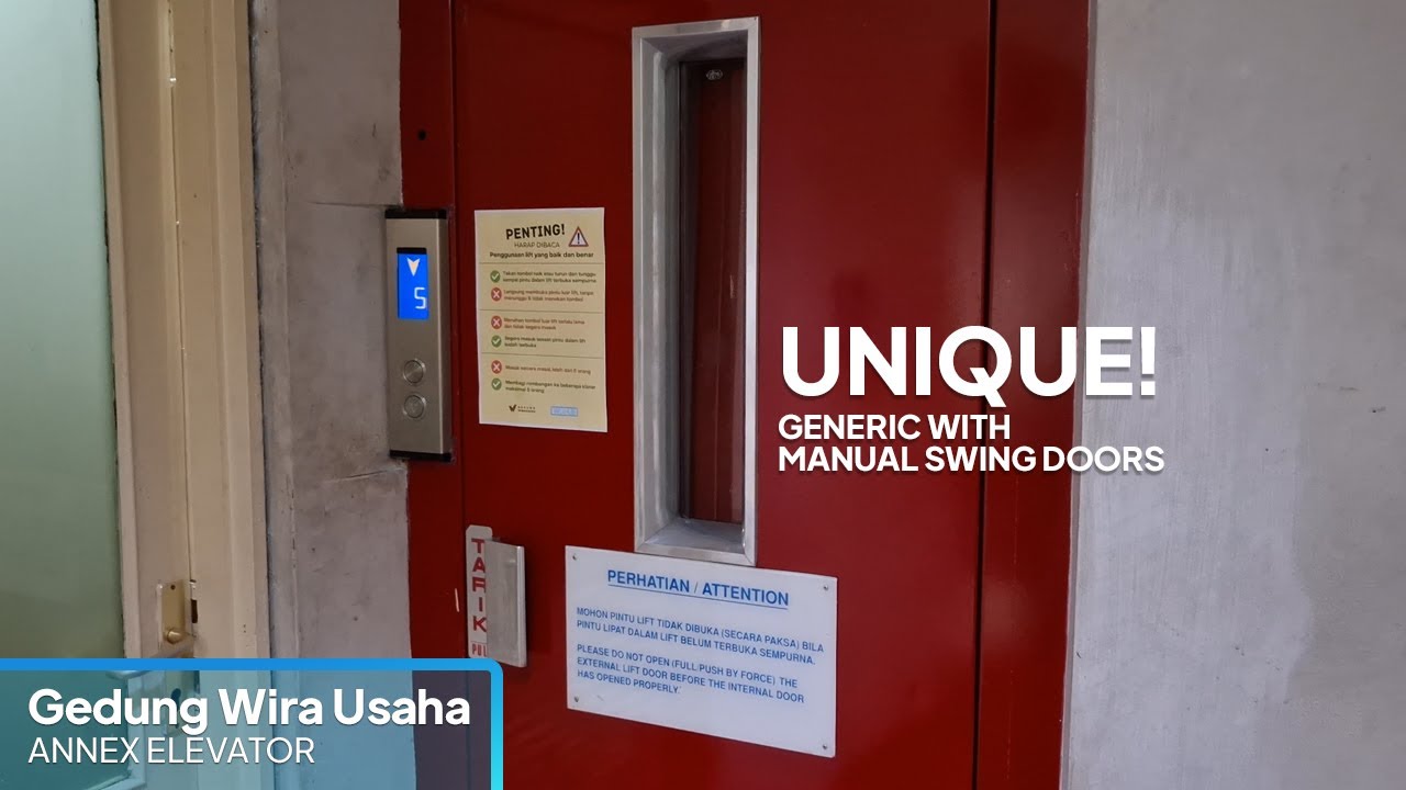 Unique Generic Elevator with Manual Doors - Gedung Wirausaha, Setiabudi, Jakarta