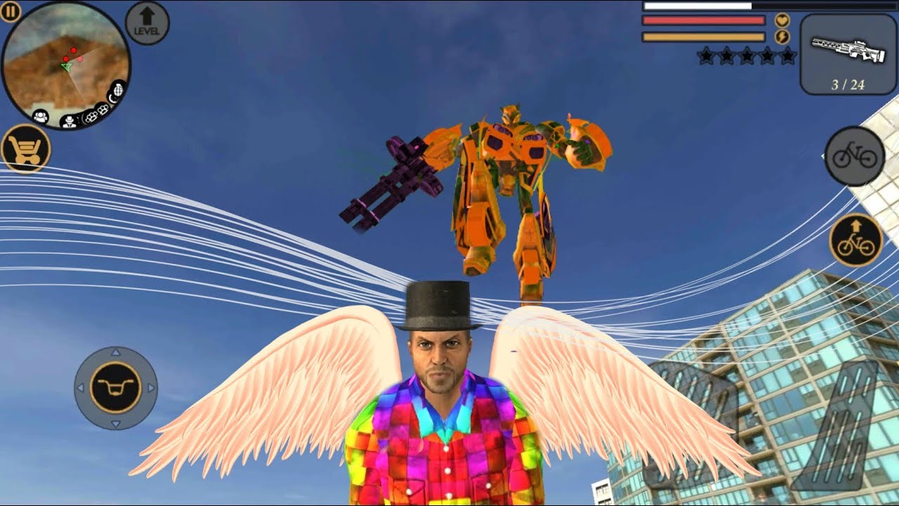 ► Angry Vegas Hero Destroy Own Supercar & Transformer | Vegas Crime Simulator By Naxeex