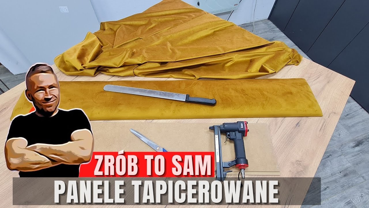 Jak zrobić panele tapicerowane 🔨  panele na ścianę z odpadów😮