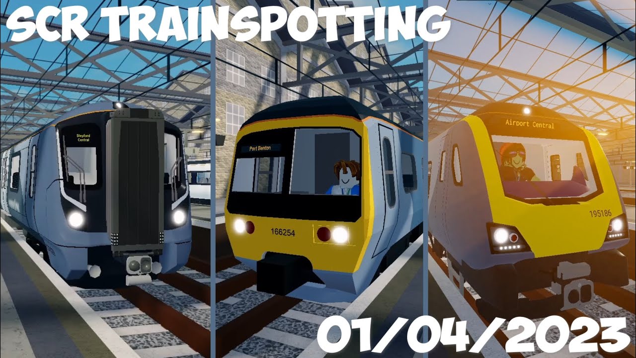 Waterline Trains At Stepford Central 01/04/2023 - SCR Trainspotting - Roblox Stepford County Railway
