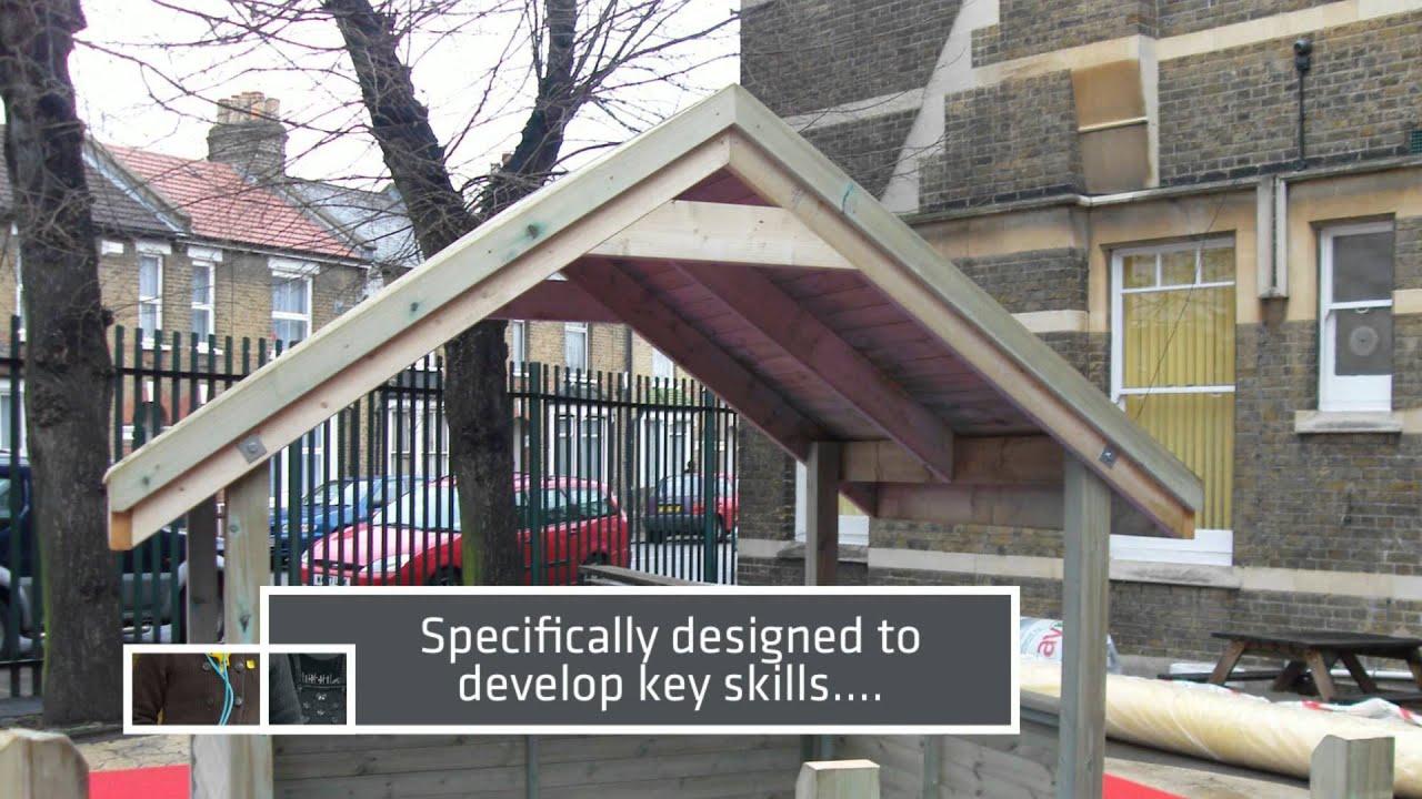 Outdoor School Playground Equipment - Play houses, Den Making