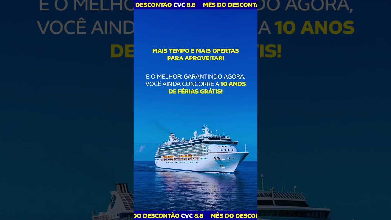 MÊS DO DESCONTÃO CVC!