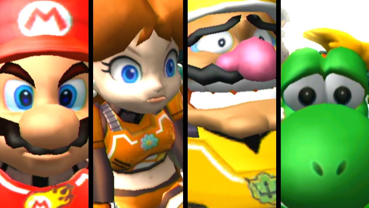Mario Strikers Charged - All Characters Losing Animations