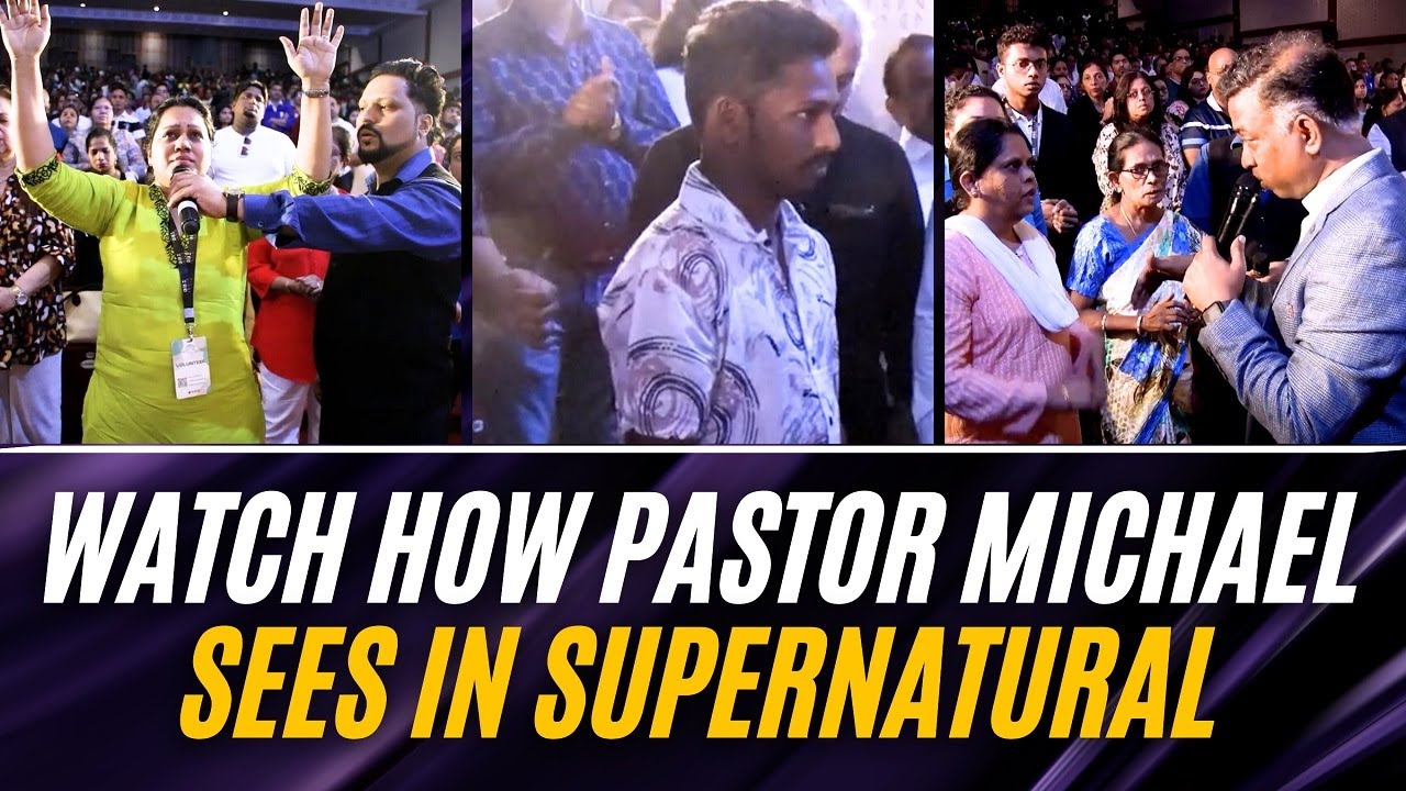 WATCH HOW PASTOR MICHAEL SEES IN SUPERNATURAL | देखिये पास्टर माइकल अलौकिक दुनिया में कैसे देखते हैं