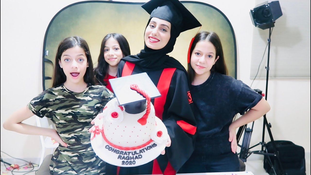 فاجأنا رغد بحفلة التخرج  !!  مؤثر جدا