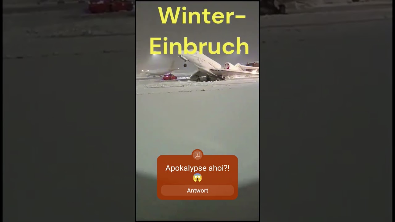 Planet der Affen vs. Wintereinbruch 2023 #shorts #klimakrise #weltuntergang