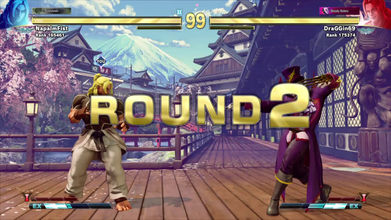 STREET FIGHTER V Napalm Fist Training 510