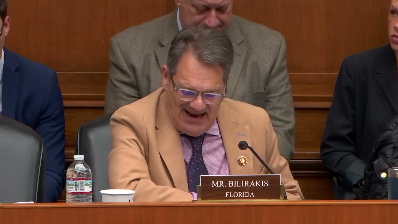 Rep. Bilirakis Questions at Health Subcommittee Hearing on Health Care Affordability 3.18.26