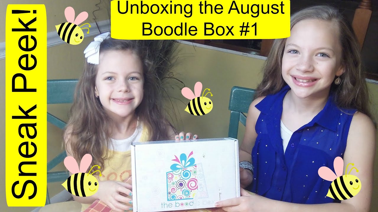 Unboxing the August 2015 Boodle Box #1