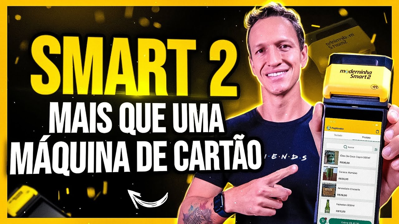 🔴 Nova MODERNINHA SMART 2 do PagSeguro - Review COMPLETO - É tão BOA quanto Parece ? ASSISTA