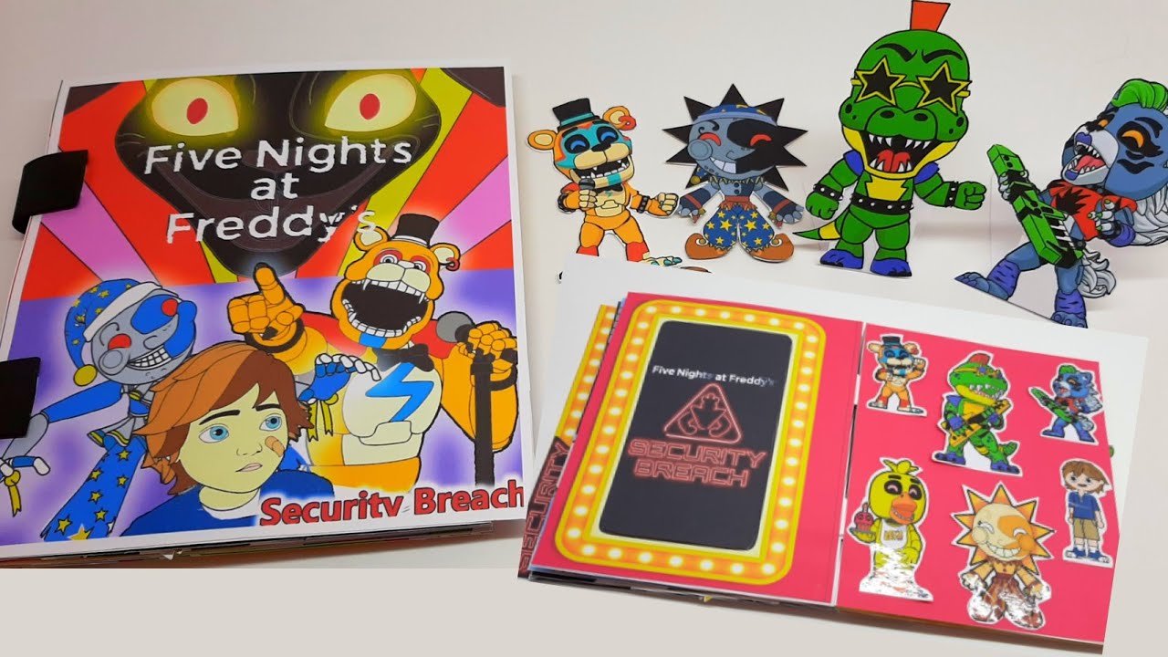 Книга по игре «Сделай сам 6» / Five Nights at Freddy's: Security Breach