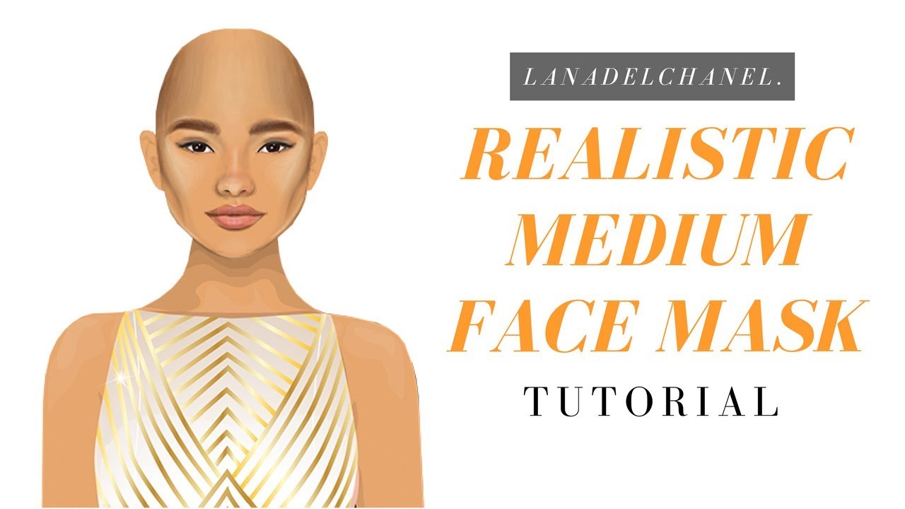 DETAILED & REALISTIC Face Mask for MEDIUM Skin | Stardoll Face Mask Tutorial | LanaDelChanel.