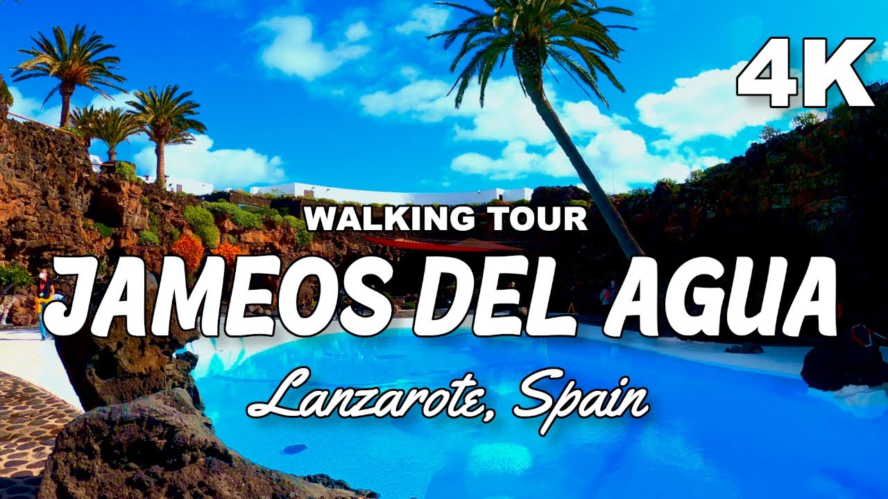 JAMEOS DEL AGUA Lanzarote | Haría, Lanzarote | Canary Islands, Spain | Walking Tour [4K 60fps]