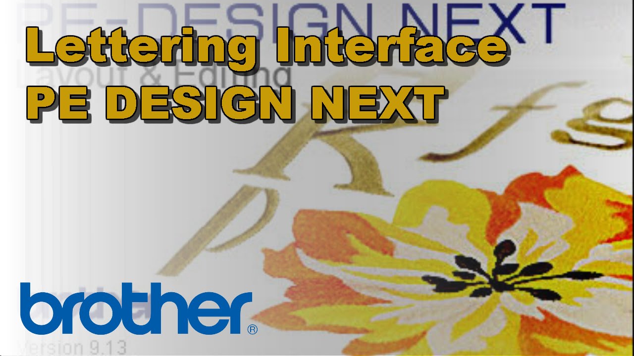 Enhanced Lettering Interface | Brother PE-Design NEXT Software Showcase