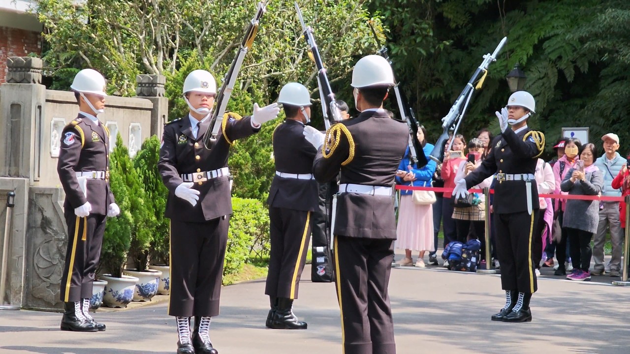 20260308慈湖陵寢(Cihu Mausoleum)海軍儀隊交接(Changing of the Guard)
