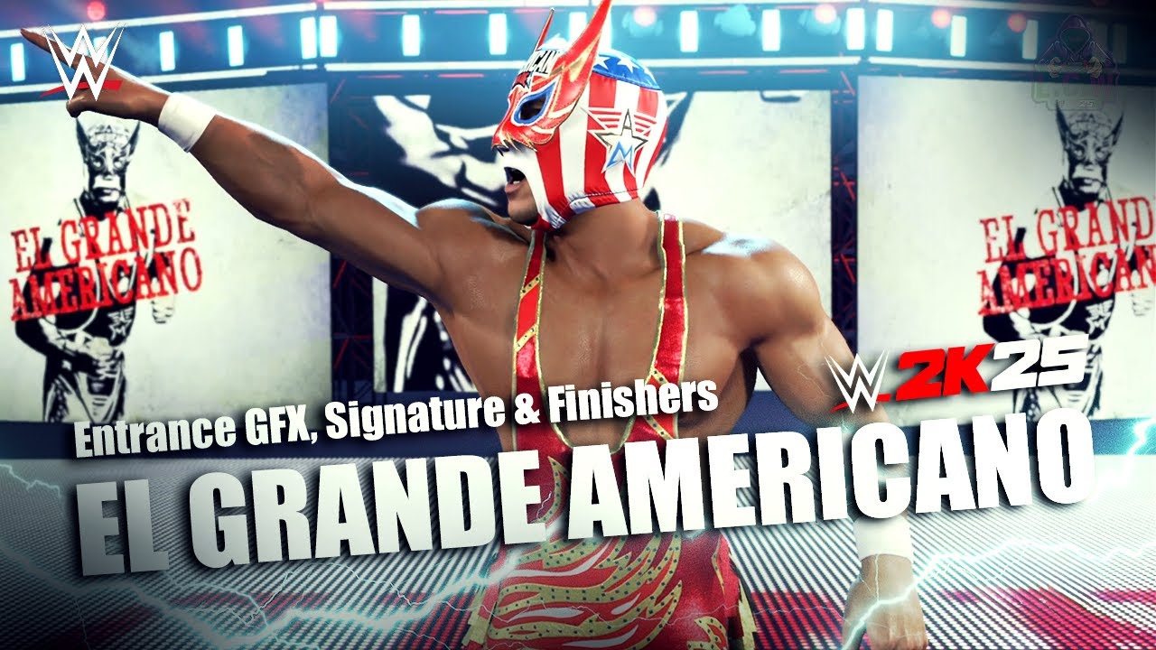 El Grande Americano Entrance, Signature & Finishers I WWE2K25Mods