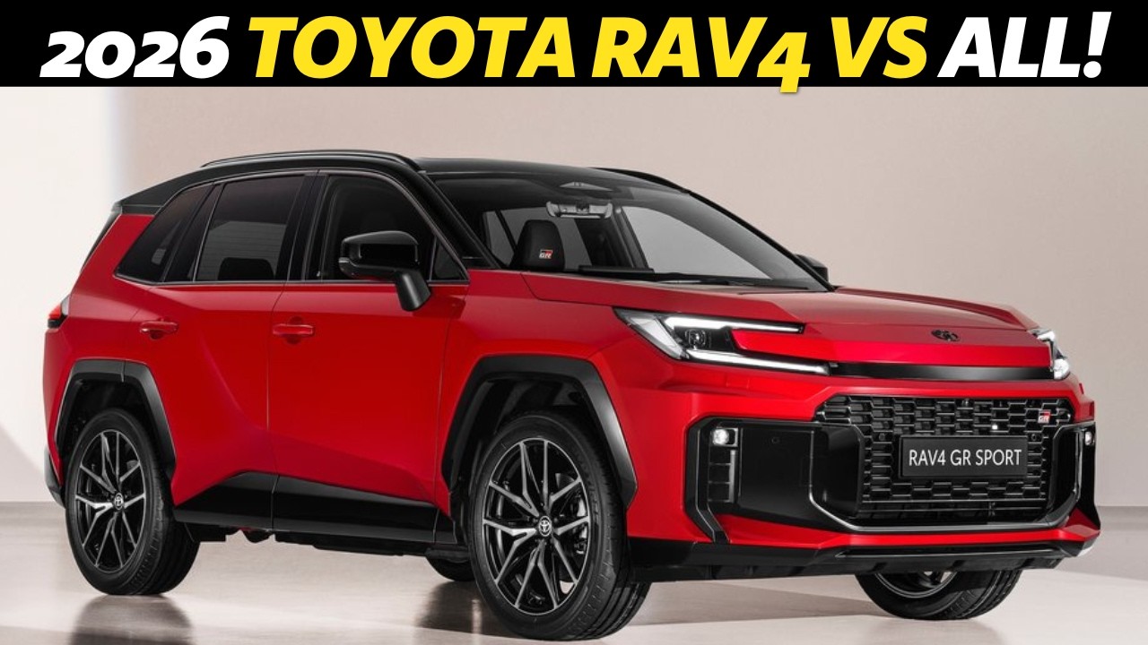 Новый RAV4 2026 года против основных конкурентов: лучший семейный внедорожник для США и Европы?